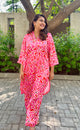 BUBBLE GUM KURTA SET