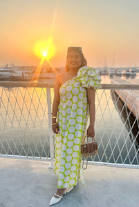 SUNDOWNER LIME DRESS