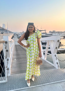 SUNDOWNER LIME DRESS