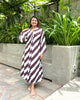 MOCHA STRIPED DRESS
