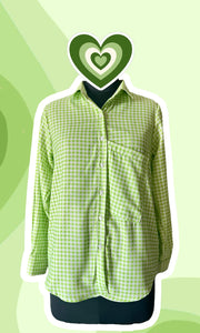 Green Ghingham Shirt