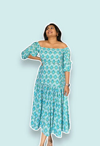 Batik Print Dress