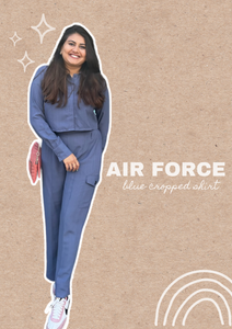 Airforce cropped shirt