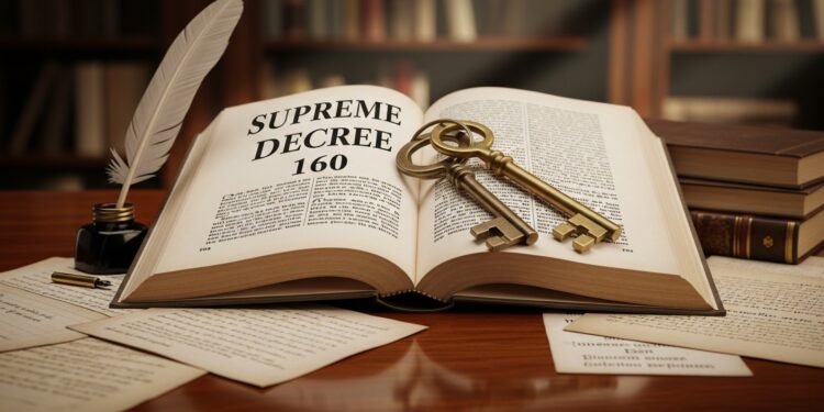 decreto supremo 160