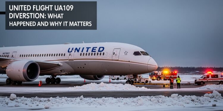 united flight ua109 diversion