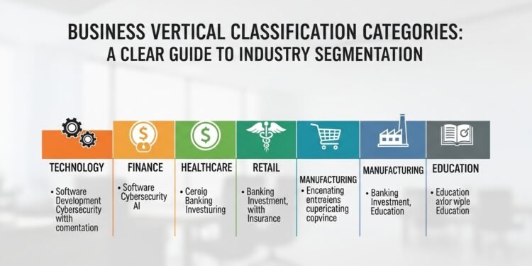 business vertical classification categories