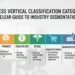 business vertical classification categories
