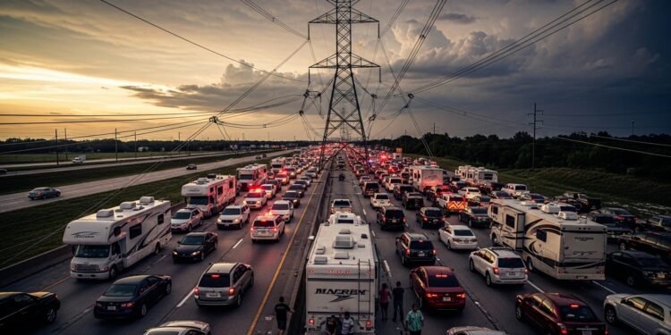 I-75 Power Line Shutdown Causes Traffic Delays and Safety Concerns