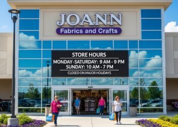 joann fabrics timings