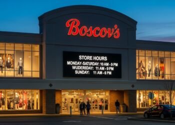 boscovs hours